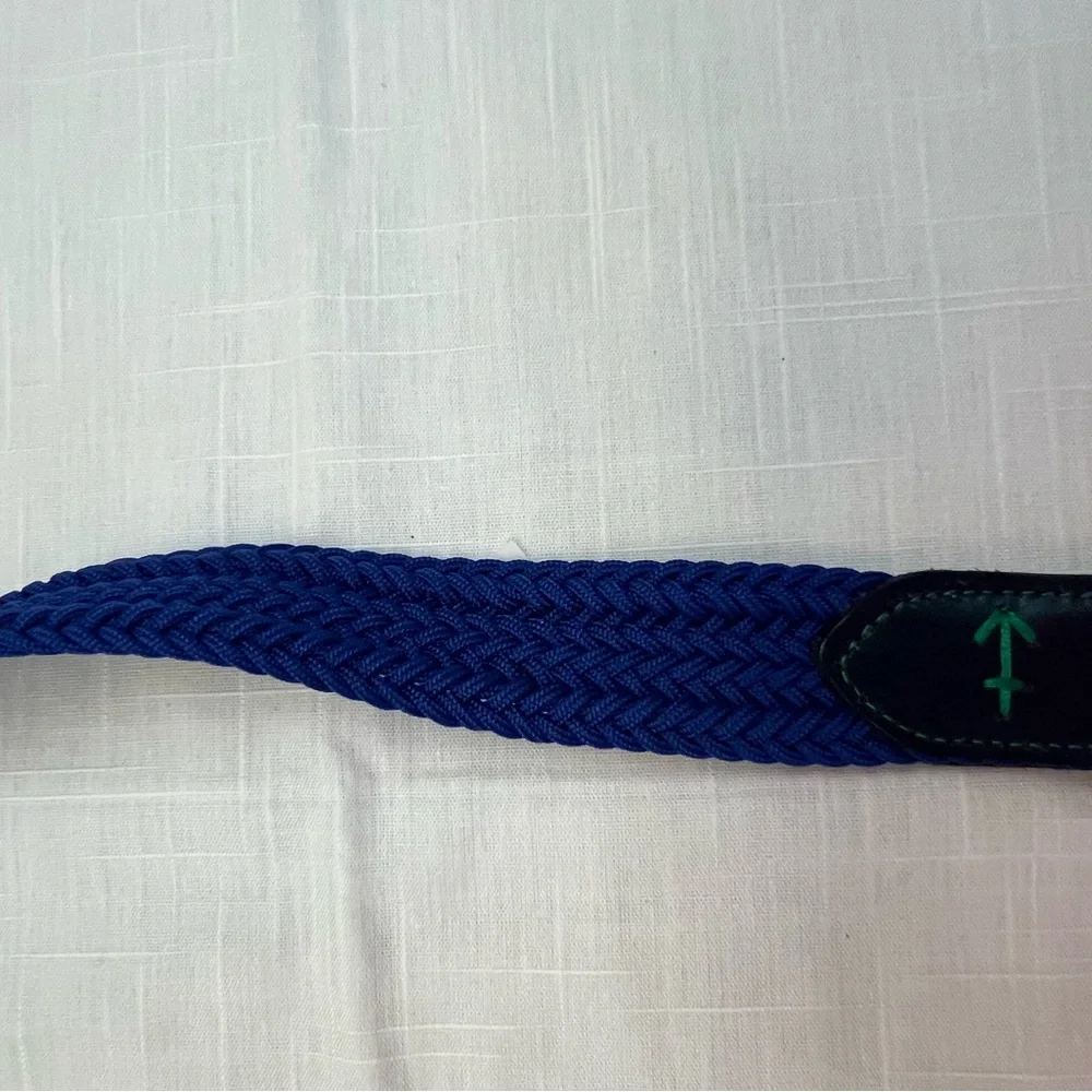 J Crew Factory Boys Crewcuts Royal Blue Woven Belt--Size L